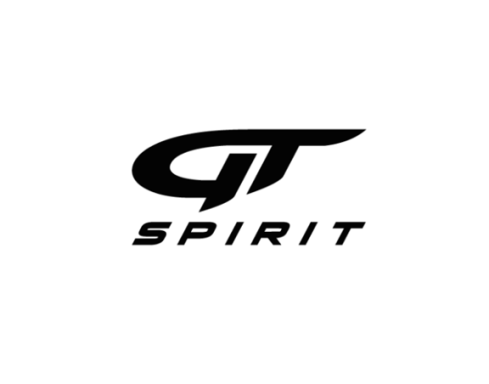 Logo de GT Spirit, avec le texte "GT SPIRIT" en lettres stylisées.